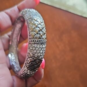 Elegant Silver and Gold Women's Bracelet